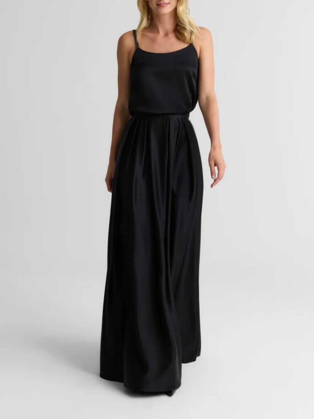 St. John Bethany Skirt In Liquid Satin - Worn Once, Still Great Condition